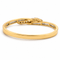Bracelet jonc en or jaune 18 carats et diamants 58 Facettes 90952