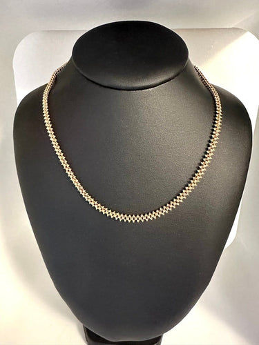 Collier portugais vintage en or jaune 19 ct 58 Facettes C1543D