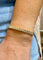 Bracelet jonc ouvrant en or jaune 18 carats et diamants 58 Facettes 90939