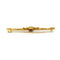 Broche Broche barrette en or jaune, diamants et grenat 58 Facettes 260186R