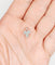 Pendentif trèfle vintage en or blanc 18k et diamants 58 Facettes A07586