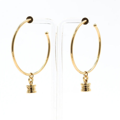 B.zero1 - Boucles d'oreilles en or jaune 18 carats avec charm 58 Facettes 235T25_M