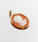 Pendentif vintage en or rose 18k avec camée sur coquillage 58 Facettes A07589