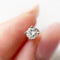 Embrace - Boucle d'oreille solitaire en or blanc 18 ct et diamant 58 Facettes Earrings-004