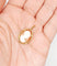 Pendentif vintage en or rose 18k avec camée sur coquillage 58 Facettes A07590