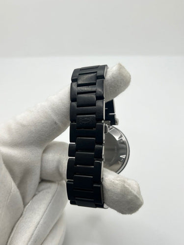 Cartier Pasha Seatimer - Montre en acier cadran noir 58 Facettes 2141