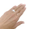 Bague 52 Dinh Van Seventies - Bague bandeau en or blanc 58 Facettes 35873