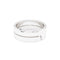 Bague 52 Dinh Van Seventies - Bague bandeau en or blanc 58 Facettes 35873