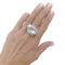 Bague 57 Toi & Moi - Bague en or blanc, perles et diamants 58 Facettes 35823