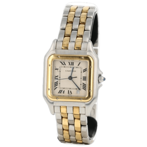 Cartier Panthère - Montre en or jaune et acier 58 Facettes MT47446