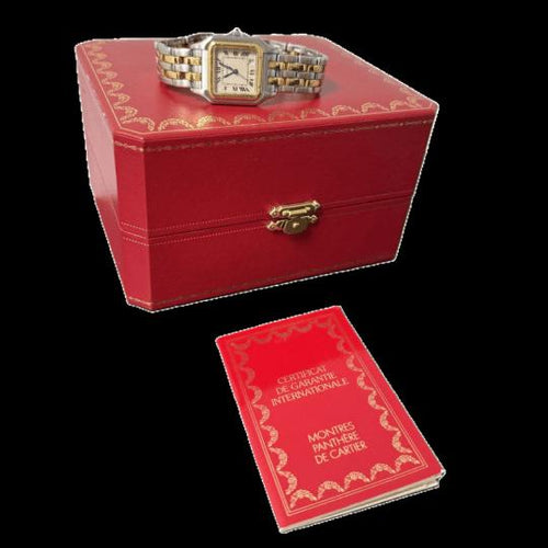 Cartier Panthère - Montre en or jaune et acier 58 Facettes MT47446