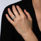 Bague 51 Art déco - Bague bandeau tressée en platine 900 et diamants 58 Facettes G13716