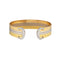 Bracelet Cartier C de Cartier - Bracelet manchette Double C en or tricolore 18k et diamants 58 Facettes G13728