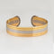 Bracelet Cartier C de Cartier - Bracelet manchette Double C en or tricolore 18k et diamants 58 Facettes G13728