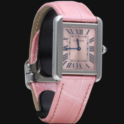 Cartier Tank Solo - Montre femme en cuir 58 Facettes MT47463