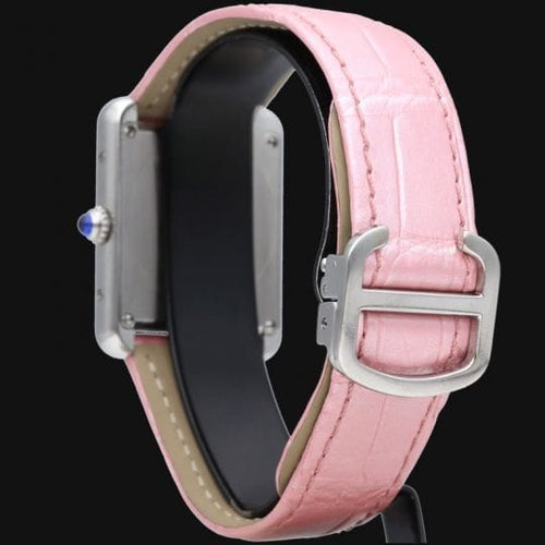 Cartier Tank Solo - Montre femme en cuir 58 Facettes MT47463
