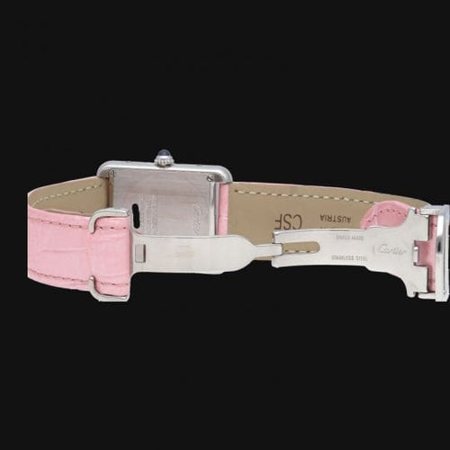Cartier Tank Solo - Montre femme en cuir 58 Facettes MT47463