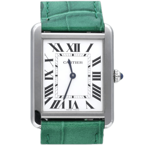 Cartier Tank Solo XL - Montre automatique en acier 58 Facettes MT47485