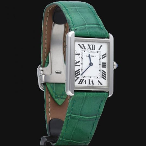 Cartier Tank Solo XL - Montre automatique en acier 58 Facettes MT47485