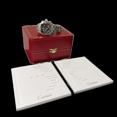 Cartier Roadster - Montre chronographe en acier 58 Facettes MT47476