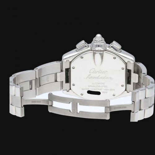 Cartier Roadster - Montre chronographe en acier 58 Facettes MT47476