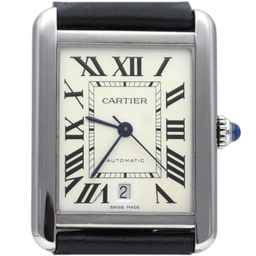 Cartier Tank Solo XL - Montre en acier 58 Facettes MT47612