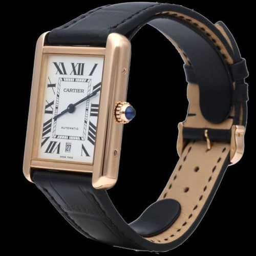 Cartier Tank Solo XL - Montre en or rose 58 Facettes MT47651