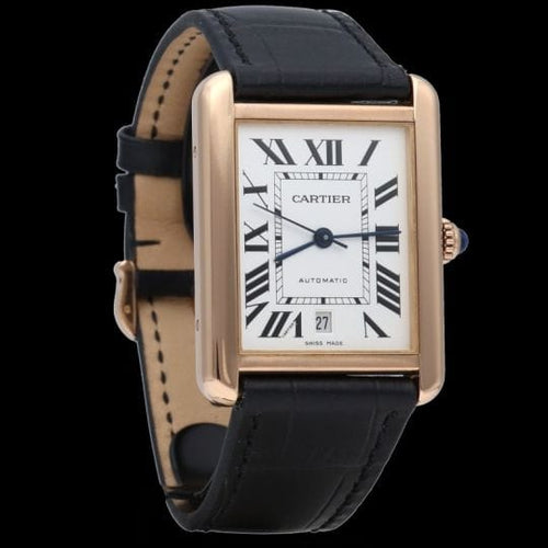 Cartier Tank Solo XL - Montre en or rose 58 Facettes MT47651