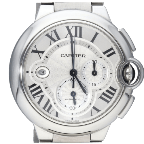 Cartier Ballon Bleu - Montre chronographe en acier 58 Facettes MT47652