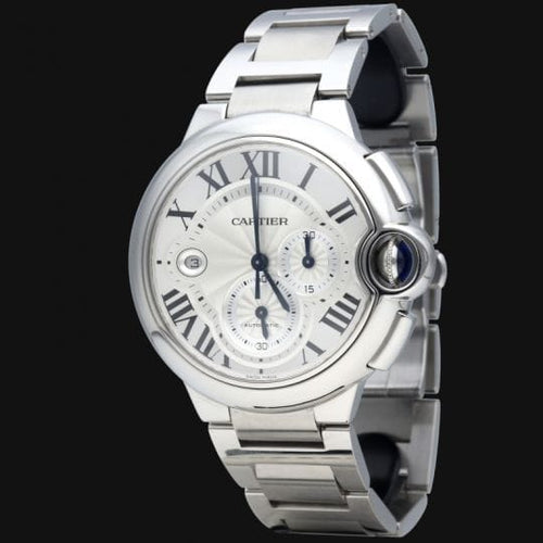 Cartier Ballon Bleu - Montre chronographe en acier 58 Facettes MT47652