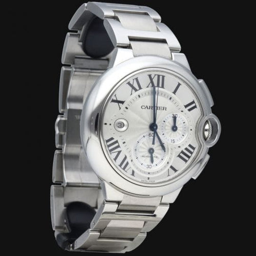 Cartier Ballon Bleu - Montre chronographe en acier 58 Facettes MT47652