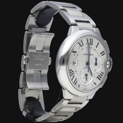 Cartier Ballon Bleu - Montre chronographe en acier 58 Facettes MT47652