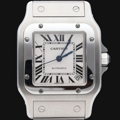 Cartier Santos Galbée XL - Montre en acier 58 Facettes MT47654
