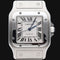 Cartier Santos Galbée XL - Montre en acier 58 Facettes MT47654