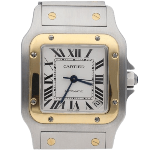 Cartier Santos Galbée XL - Montre en or jaune et acier 58 Facettes MT47655