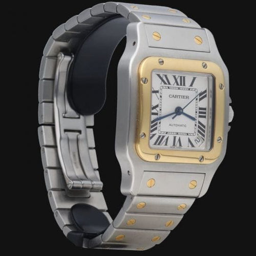 Cartier Santos Galbée XL - Montre en or jaune et acier 58 Facettes MT47655