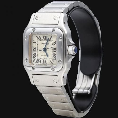 Cartier Santos - Montre en acier 58 Facettes MT47628