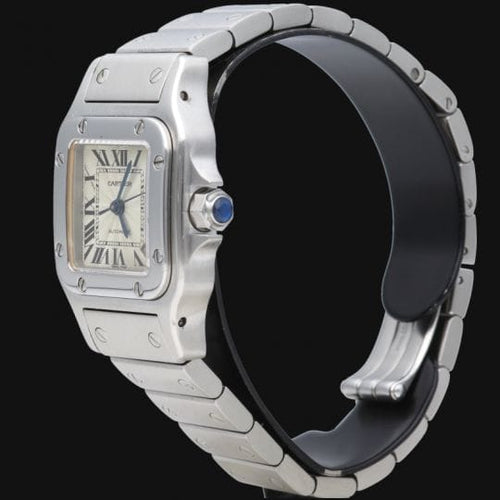 Cartier Santos - Montre en acier 58 Facettes MT47628