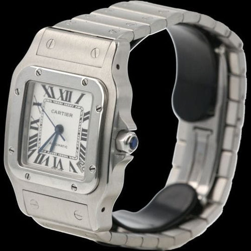 Cartier Santos Galbée XL - Montre en acier 58 Facettes MT47637