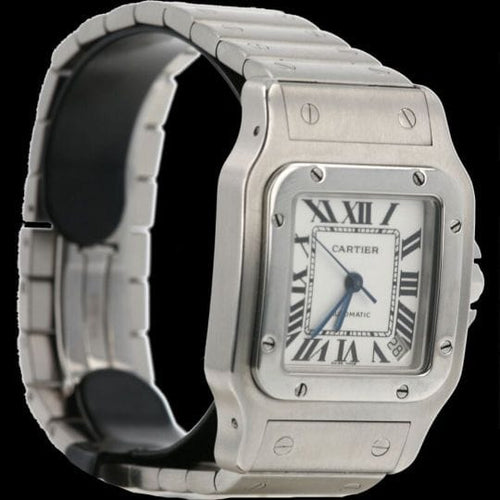 Cartier Santos Galbée XL - Montre en acier 58 Facettes MT47637