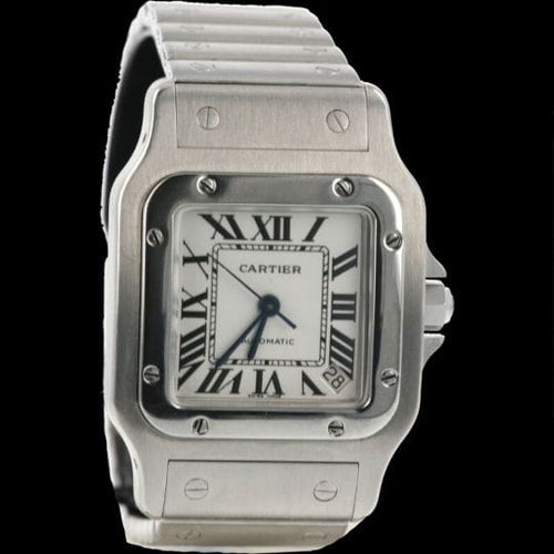 Cartier Santos Galbée XL - Montre en acier 58 Facettes MT47637