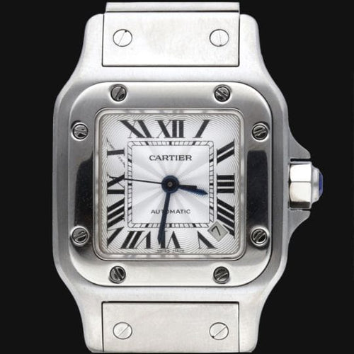 Cartier Santos - Montre en acier 58 Facettes MT47639