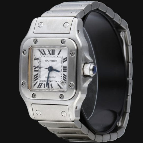 Cartier Santos - Montre en acier 58 Facettes MT47639