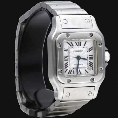 Cartier Santos - Montre en acier 58 Facettes MT47639