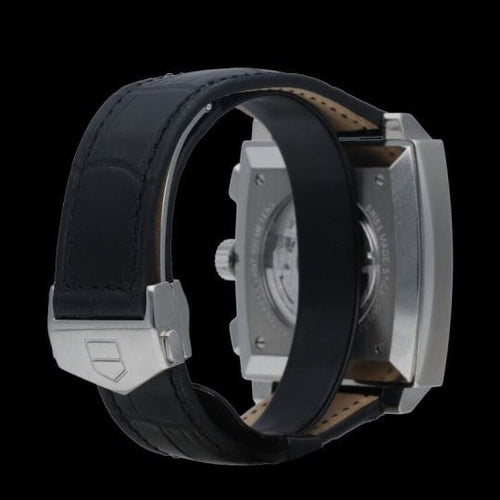 TAG Heuer Monaco - Montre chronographe Calibre 12 en acier 58 Facettes MT47554