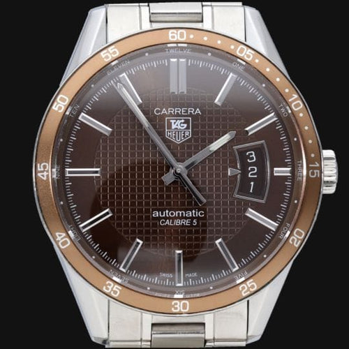 TAG Heuer Carrera Calibre 5 - Montre en acier 58 Facettes MT47578