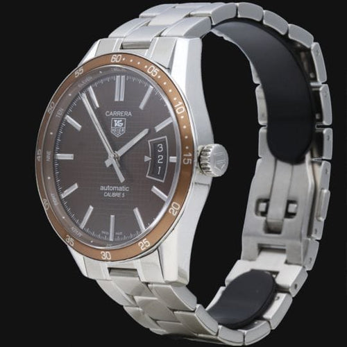 TAG Heuer Carrera Calibre 5 - Montre en acier 58 Facettes MT47578