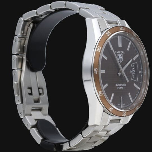 TAG Heuer Carrera Calibre 5 - Montre en acier 58 Facettes MT47578