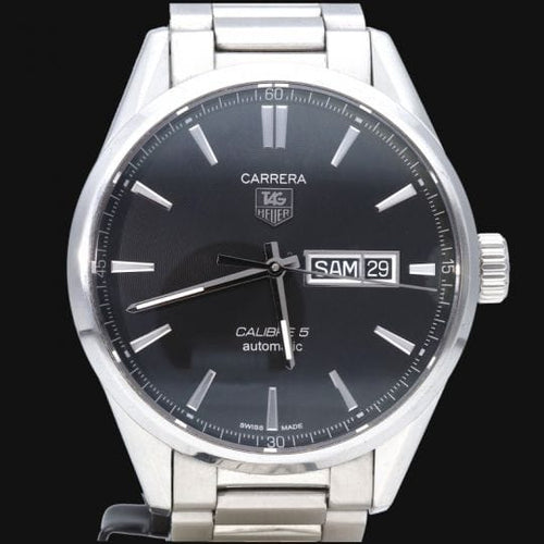 TAG Heuer Carrera Calibre 5 - Montre en acier 58 Facettes MT47569