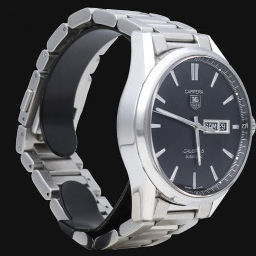 TAG Heuer Carrera Calibre 5 - Montre en acier 58 Facettes MT47569